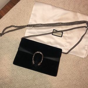 Gucci Dionysus Black Velvet super mini